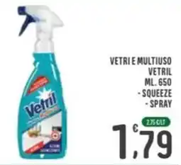 La Mimosa Supermercati Vetril vetri e multiuso offerta