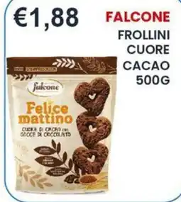 Caramico Falcone Frollini Cuore Cacao offerta