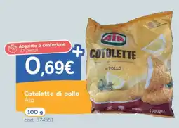 C+C Italmarket Cotolette di pollo Aia offerta