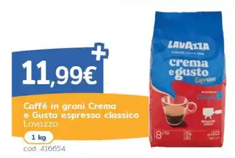 Caffè in grani Crema e Gusto espresso classico Lavazza