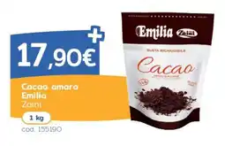 C+C Italmarket Cacao amaro Emilia Zaini offerta
