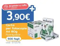 C+C Italmarket Carta per fotocopie A4 Navigator offerta