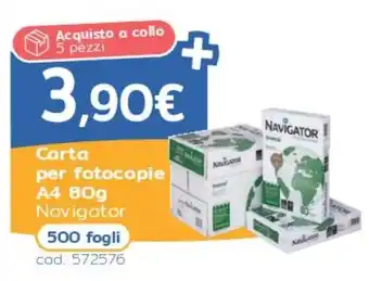 Carta per fotocopie A4 Navigator