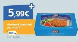 C+C Italmarket Gamberi impanati per sushi Ben's offerta