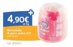 C+C Italmarket Mortadella di puro suino 1/2 Leoncini offerta