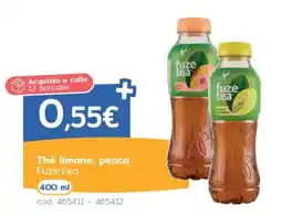 C+C Italmarket Thè limone, pesca FuzeTea offerta