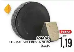 Mazzeo Giocattoli Asiago formaggio crosta nera D.O.P. offerta