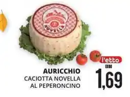 Mazzeo Giocattoli Auricchio Caciotta Novella al Peperoncino offerta
