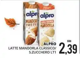 Mazzeo Giocattoli Alpro latte mandorla classico offerta