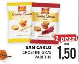 Mazzeo Giocattoli San Carlo crostini gr75 offerta
