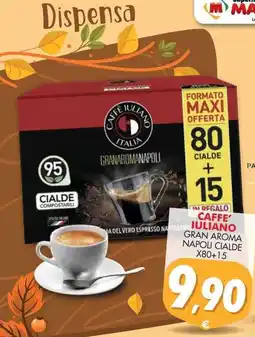 Mazzeo Giocattoli Caffè' Iuliano Gran Aroma Napoli Cialde offerta