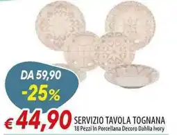 Galassia Servizio Tavola Tognana offerta