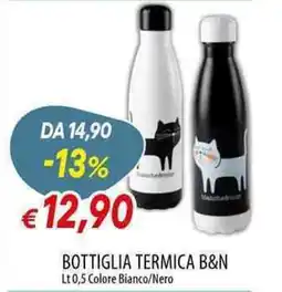Galassia Bottiglia termica B&N offerta