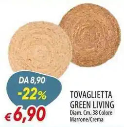 Galassia Tovaglietta Green Living offerta