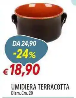Galassia Umidiera terracotta offerta