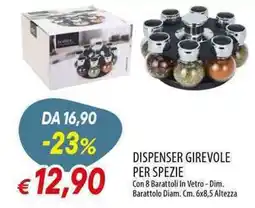 Galassia Dispenser girevole per spezie offerta