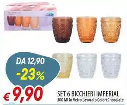 Galassia Bicchieri imperial offerta