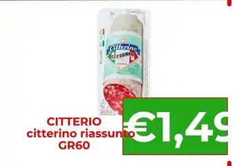 Citterio citterino riassunto
