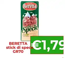 Supermercati Pasquale Prisco Beretta stick di speck offerta