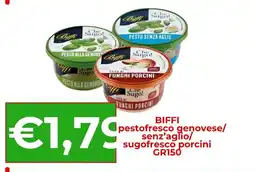 Supermercati Pasquale Prisco Biffi pestofresco genovese/sugofresco porcini offerta