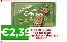 Supermercati Pasquale Prisco Galbusera Riso su Riso crackers integrali offerta