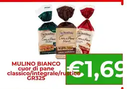 Supermercati Pasquale Prisco Mulino Bianco cuor di pane classico/integrale/rustico offerta