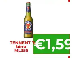 Supermercati Pasquale Prisco Tennent's birra offerta