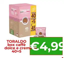 Supermercati Pasquale Prisco Toraldo box caffè dolce e cremoso offerta