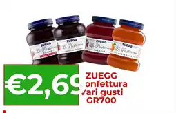 Supermercati Pasquale Prisco Zuegg confettura offerta