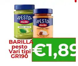 Supermercati Pasquale Prisco Barilla pesto offerta