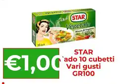 Supermercati Pasquale Prisco STAR Dadi Vegetale offerta
