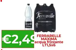 Supermercati Pasquale Prisco Ferrarelle Maxima acqua frizzante offerta