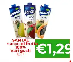 Supermercati Pasquale Prisco Santal succo di frutta offerta