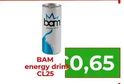 Supermercati Pasquale Prisco BAM energy drink offerta