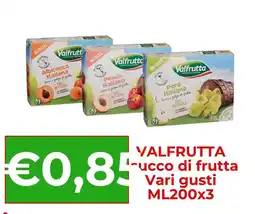 Supermercati Pasquale Prisco Valfrutta succo di frutta offerta