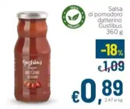 Aldel Discount Salsa di pomodoro datterino Gustibus offerta