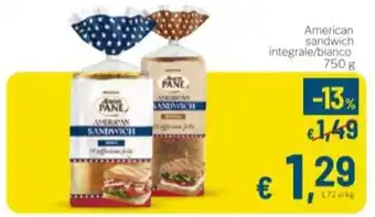 American sandwich integrale/bianco