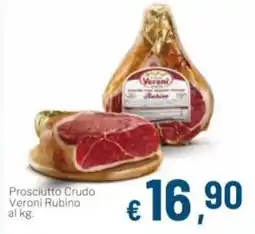 Aldel Discount Prosciutto Crudo Veroni Rubino offerta