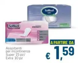 Aldel Discount Assorbenti per incontinenza Soffisol offerta