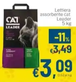 Aldel Discount Lettiera assorbente cat Leader offerta