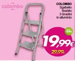Franzy's Colombo Sgabello Stabilo 3 Gradini in alluminio offerta