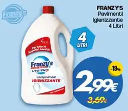 Franzy's Franzy's Lavapavimenti Igienizzante offerta