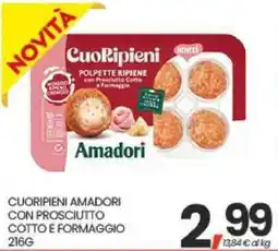 Interspar Cuori Pieni Amadori con prosciutto cotto e formaggio offerta
