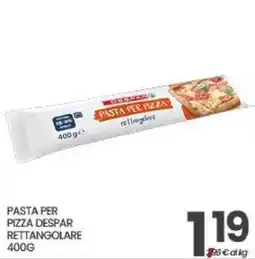 Interspar Pasta per pizza Despar rettangolare offerta