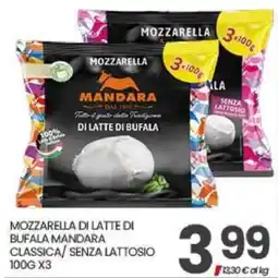 Interspar Mozzarella di latte di bufala mandara classica offerta