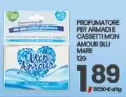 Interspar Profumatore per armadi e cassetti Mon Amour Blu Mare offerta