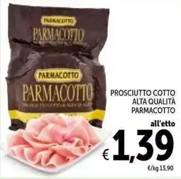 Spazio Conad Prosciutto cotto Parmacotto offerta