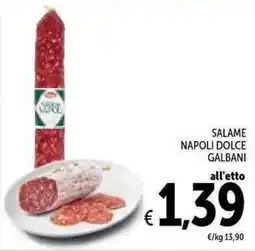 Spazio Conad Salame Napoli Dolce Galbani offerta