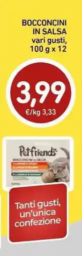 Spazio Conad Petfriends bocconcini in salsa offerta