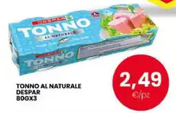 Interspar Tonno al naturale Despar offerta